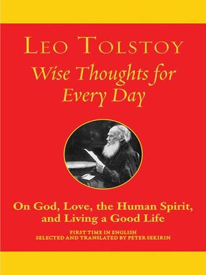 cover image of Wise Thoughts for Every Day